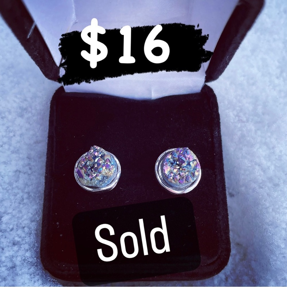Gorgeous rock earrings for kids or adults